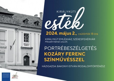Kozáry Ferenc lesz a Királykúti esték következő vendége